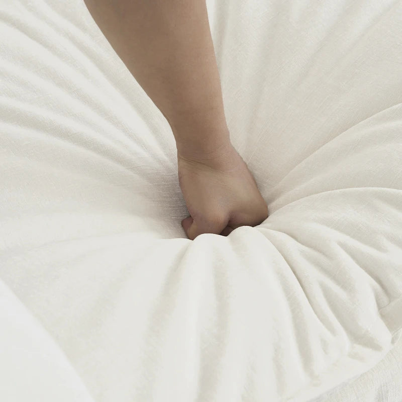 4-Piece Modular Chenille Upholstered L-Shaped Sectional Sofa with Ottoman