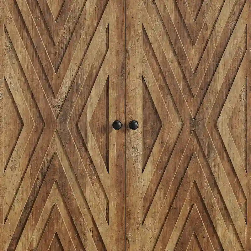 20 Pairs Adjustable Shoe Cabinet with Doors for Entryway