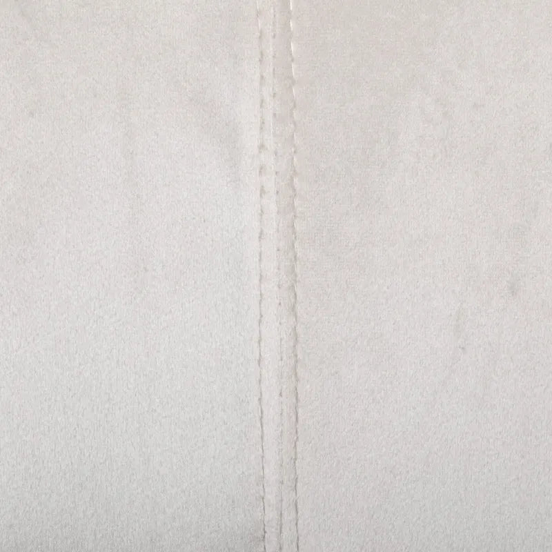 76.25 Velvet Channel Stitching 3-seater Sofa with Metal Legs for Living Room