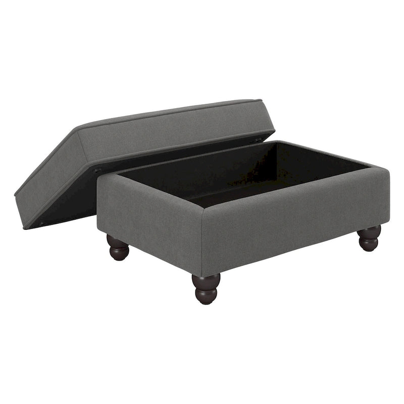 Bush Furniture Coventry Living Room Accent Chair with Ottoman Set