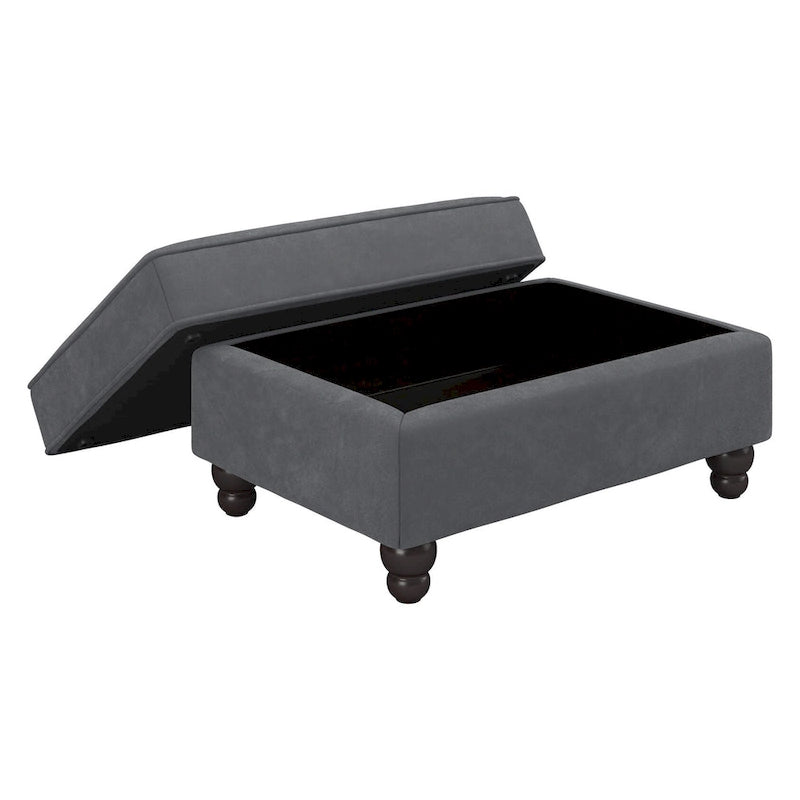 Bush Furniture Coventry Living Room Accent Chair with Ottoman Set