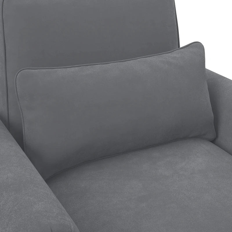 Bush Furniture Coventry Living Room Accent Chair with Ottoman Set