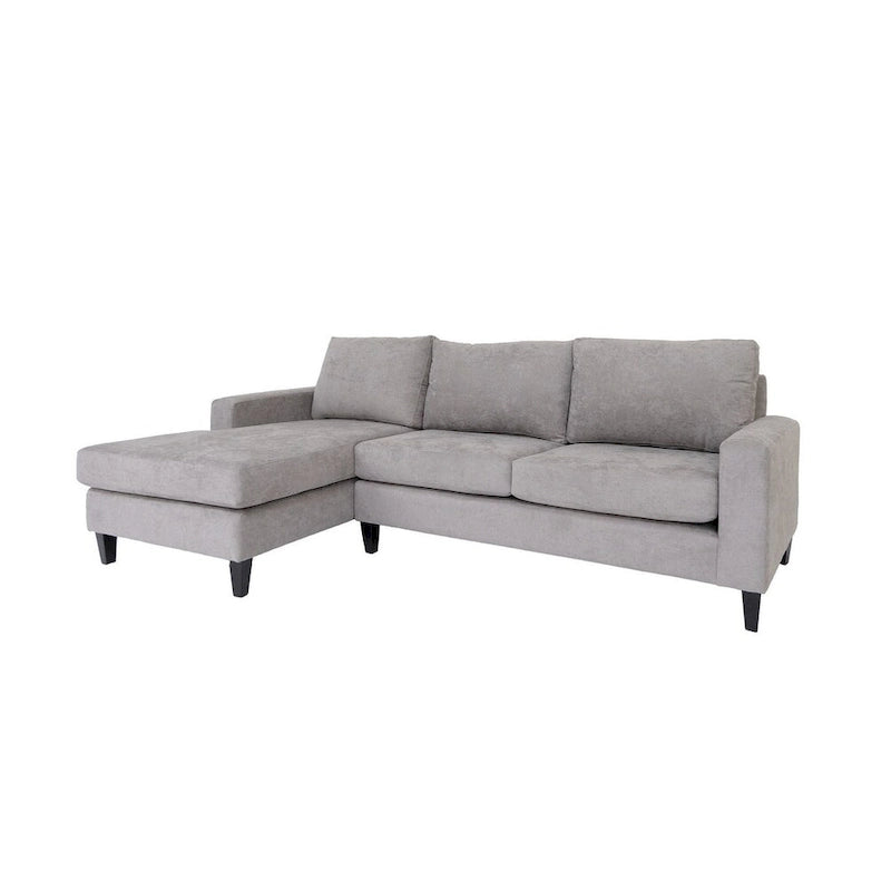 Coast to Coast Sofas Contemporary L Shaped Sectional Sofa Polyester Nylon Solid Wood Frame Upholstered