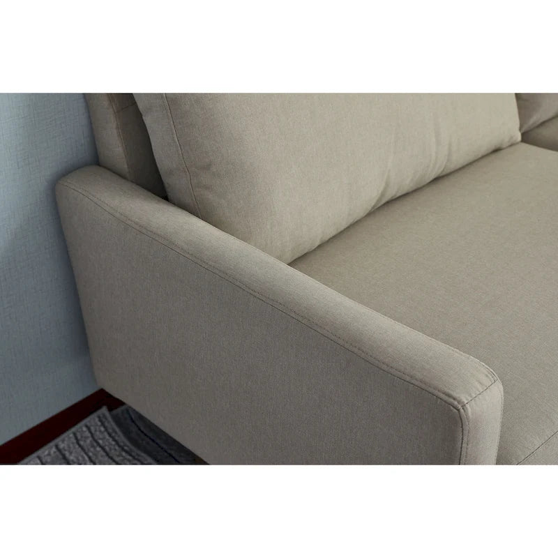 Adelaide 70 Linen Square Arm Sofa