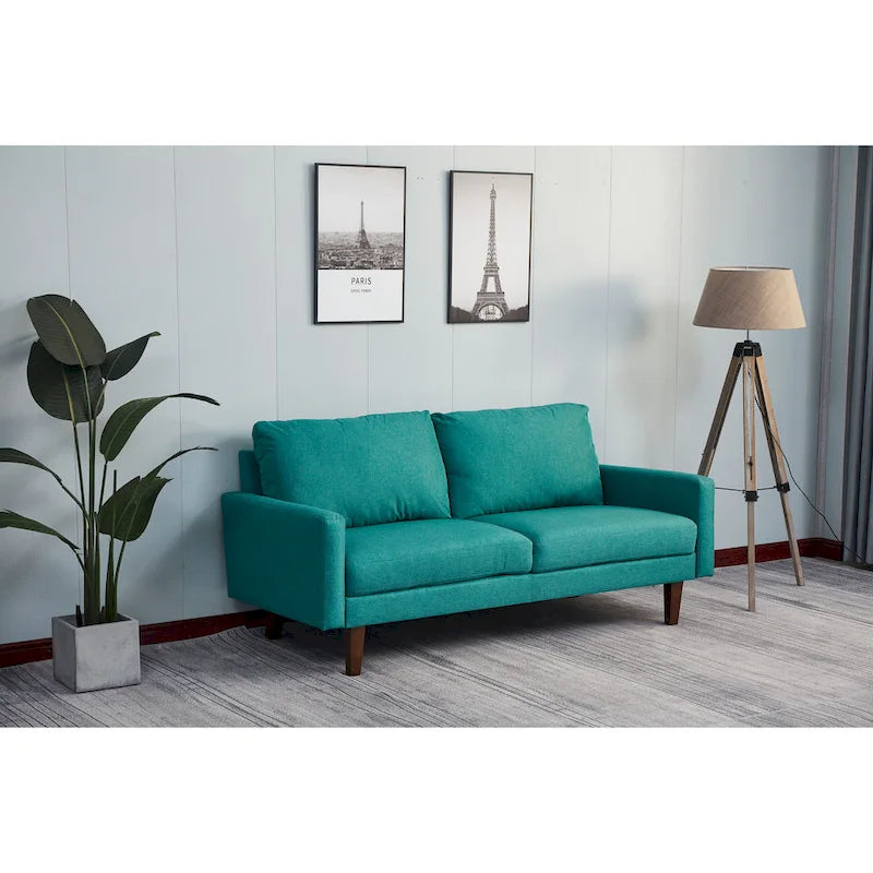 Adelaide 70 Linen Square Arm Sofa