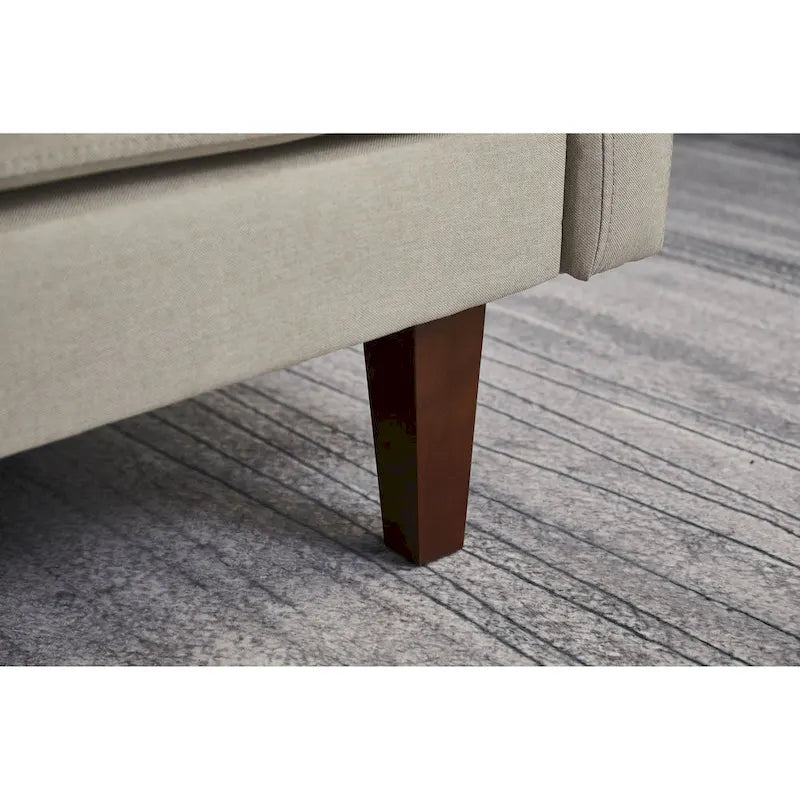 Adelaide 70 Linen Square Arm Sofa