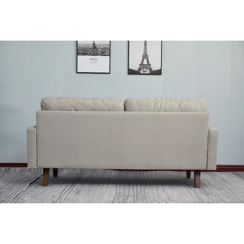 Adelaide 70 Linen Square Arm Sofa