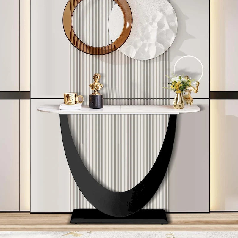 47 Inch Entryway Console Table Narrow Sofa Tables