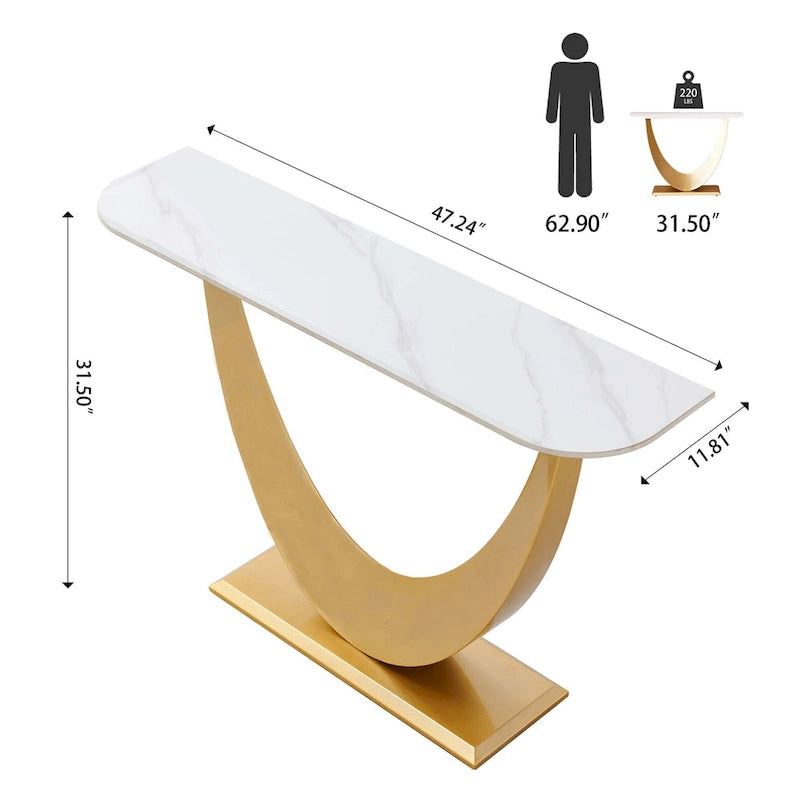 47 Inch Entryway Console Table Narrow Sofa Tables