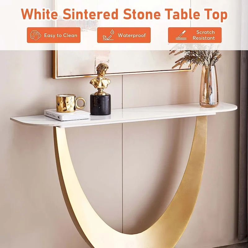 47 Inch Entryway Console Table Narrow Sofa Tables