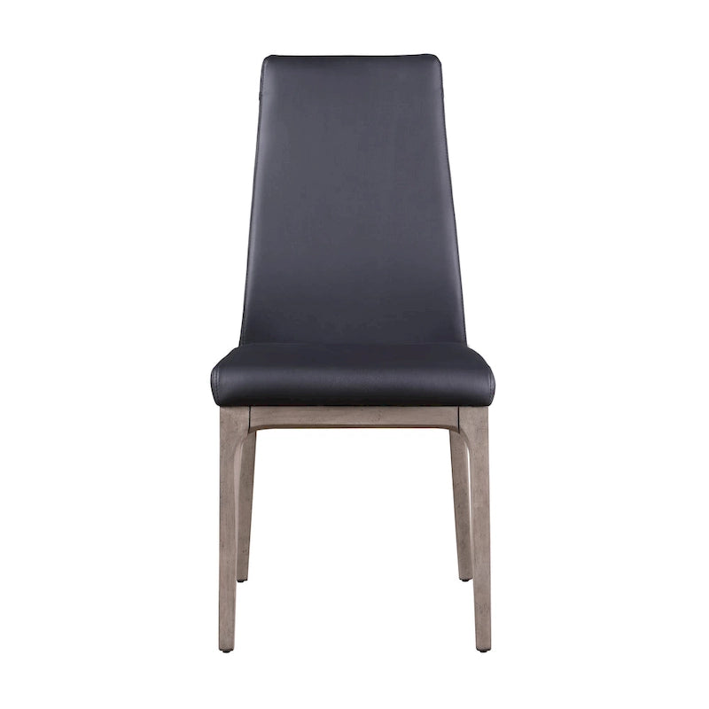 Somette Pogo Criss Cross Dining Set with Black Chairs