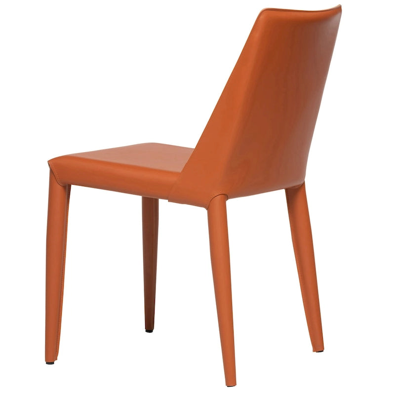 Ace Mid-Century Modern Vegan Leather Dining Chair