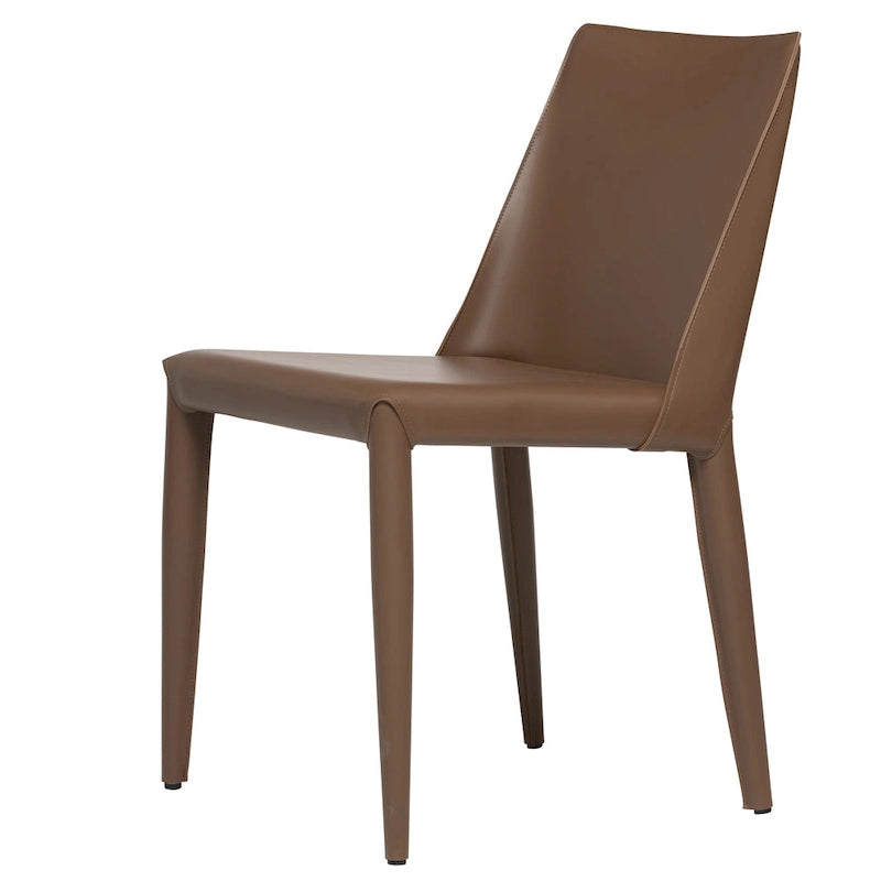 Ace Mid-Century Modern Vegan Leather Dining Chair