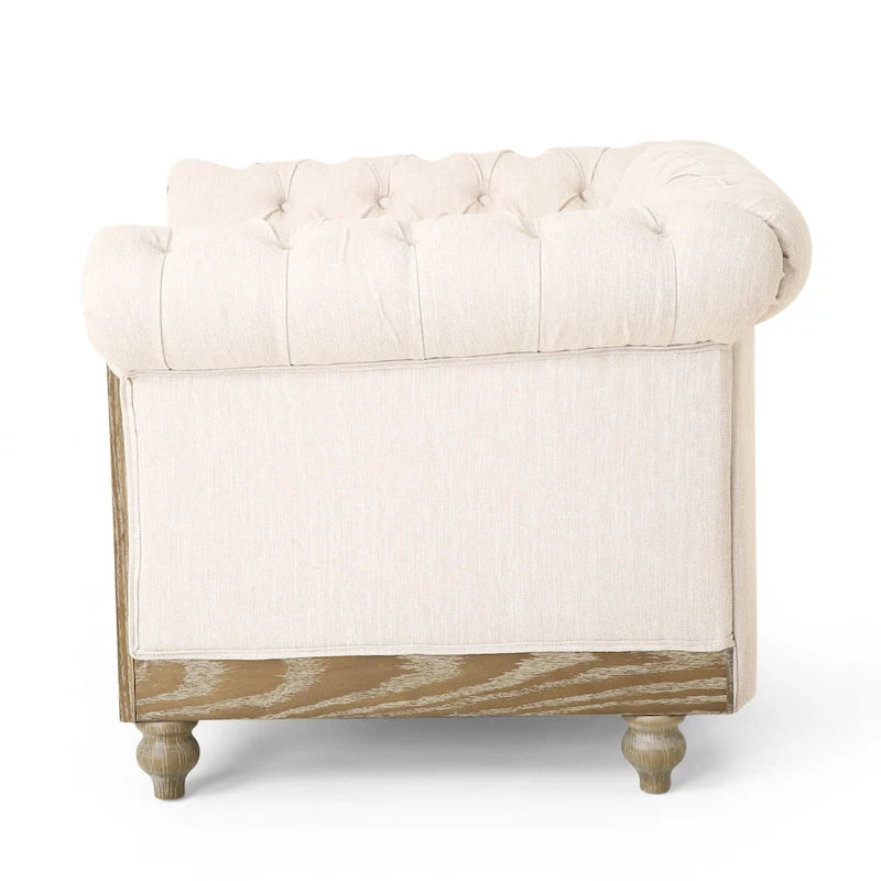 Castalia Chesterfield Tufted Club Chair by Christopher Knight Home - 39.00 L x 33.50 W x 28.00 H