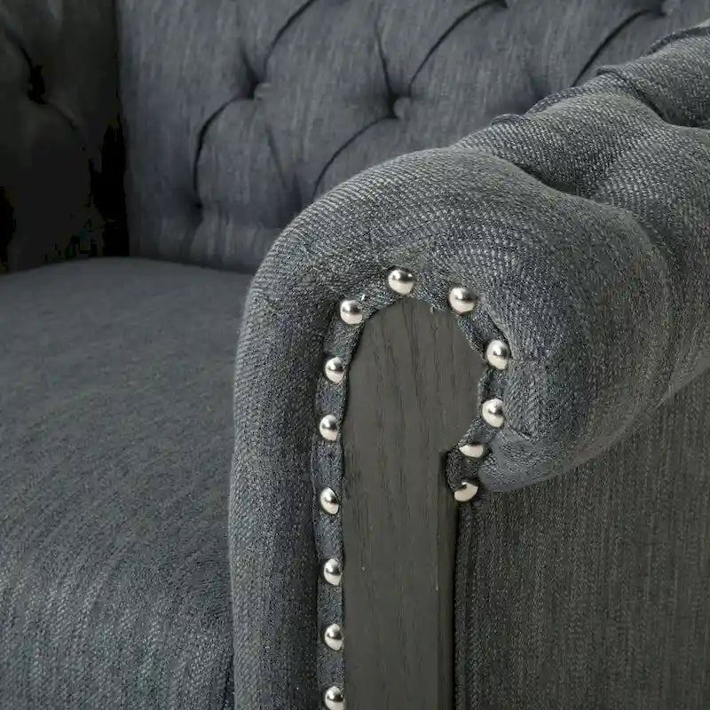 Castalia Chesterfield Tufted Club Chair by Christopher Knight Home - 39.00 L x 33.50 W x 28.00 H