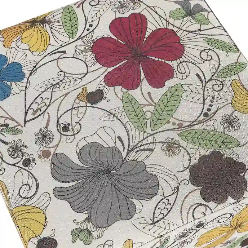 Adeco 16.3 Cube Ottoman Foot Rest Stool