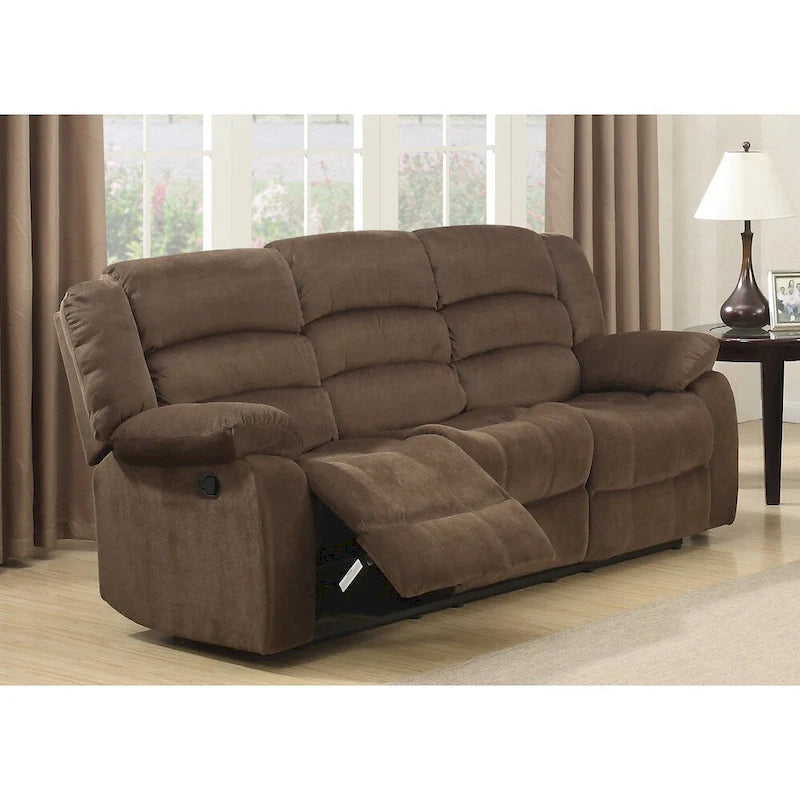 Bill 2-piece Contemporary Brown Reclining Living Room Set