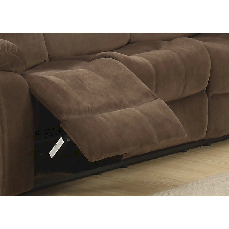 Bill 2-piece Contemporary Brown Reclining Living Room Set