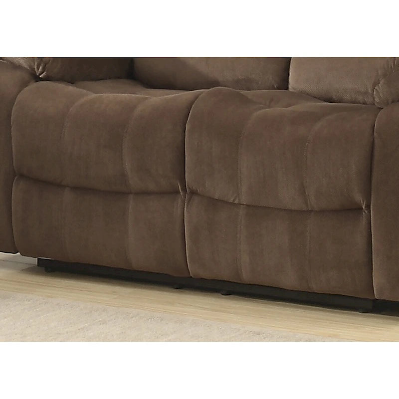 Bill 2-piece Contemporary Brown Reclining Living Room Set