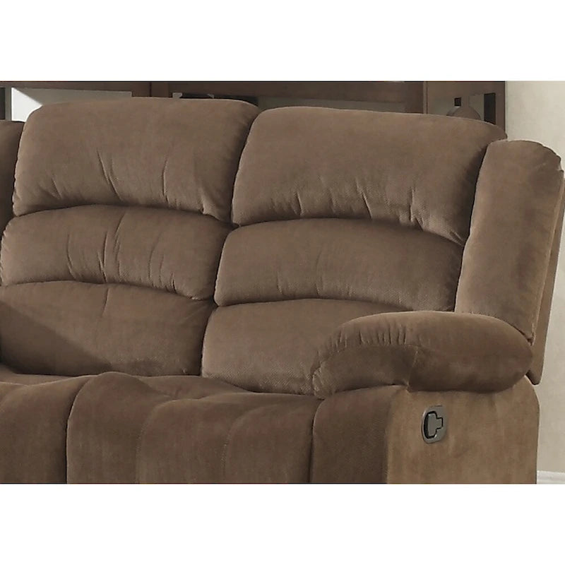 Bill 2-piece Contemporary Brown Reclining Living Room Set