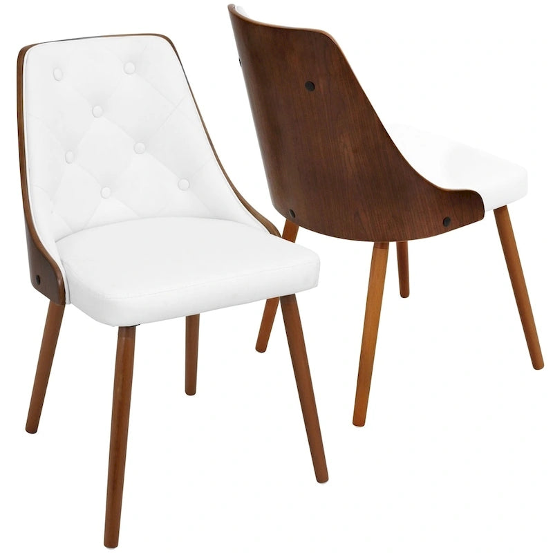 Carson Carrington Arvika Mid-century Modern Walnut Wood Dining Chair - N/A