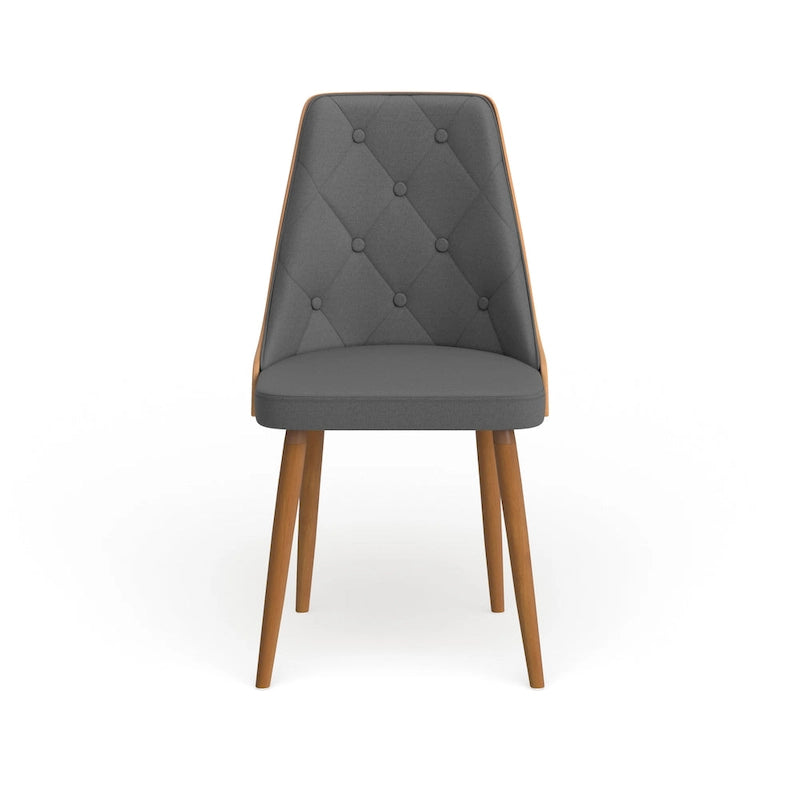 Carson Carrington Arvika Mid-century Modern Walnut Wood Dining Chair - N/A