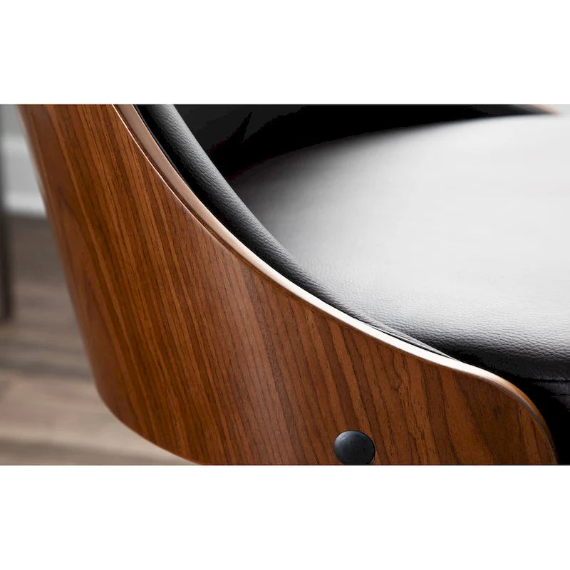 Carson Carrington Arvika Mid-century Modern Walnut Wood Dining Chair - N/A