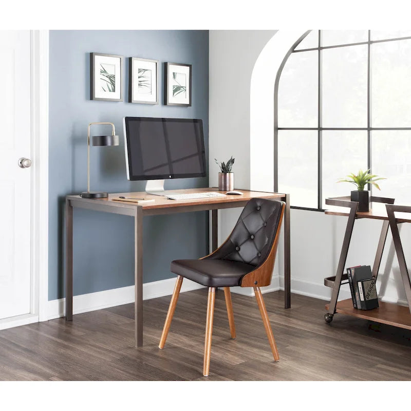 Carson Carrington Arvika Mid-century Modern Walnut Wood Dining Chair - N/A