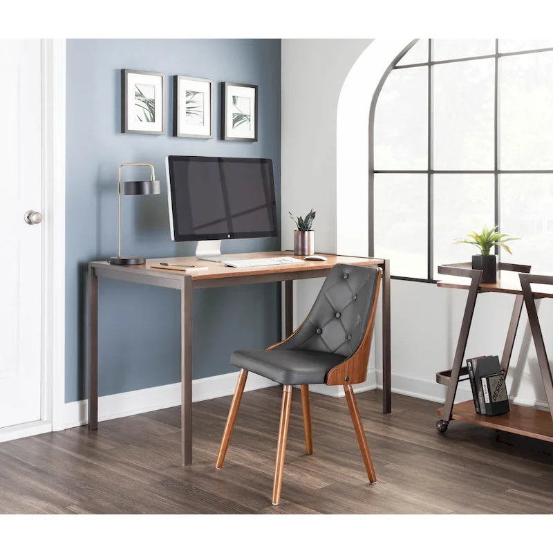 Carson Carrington Arvika Mid-century Modern Walnut Wood Dining Chair - N/A