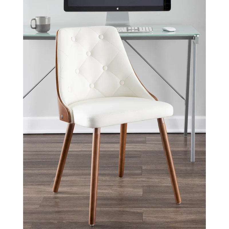 Carson Carrington Arvika Mid-century Modern Walnut Wood Dining Chair - N/A