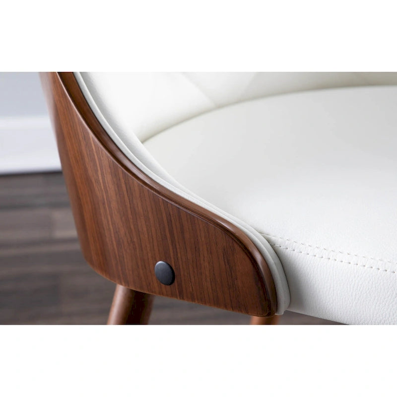 Carson Carrington Arvika Mid-century Modern Walnut Wood Dining Chair - N/A