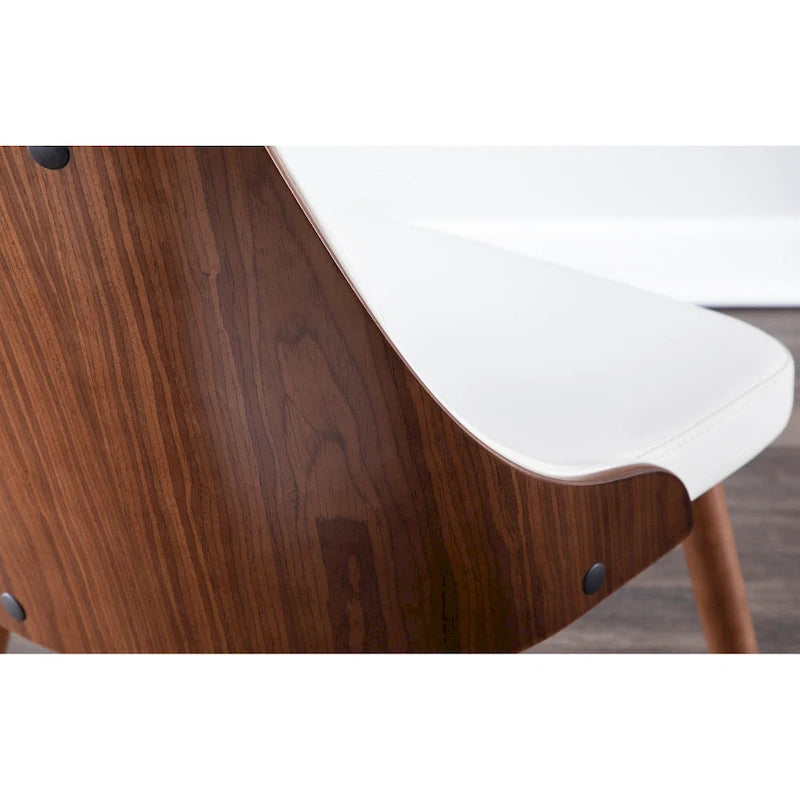 Carson Carrington Arvika Mid-century Modern Walnut Wood Dining Chair - N/A