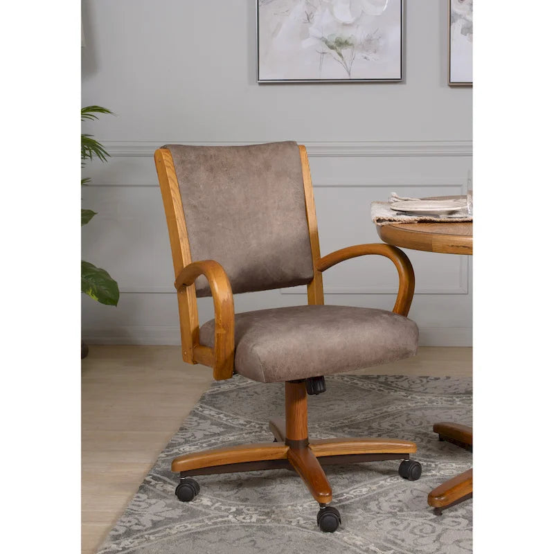 Casual Dining Brown 5 piece Expandable Table and Chairs Set