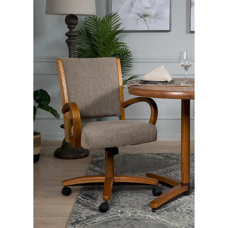 Casual Dining Brown 5 piece Expandable Table and Chairs Set