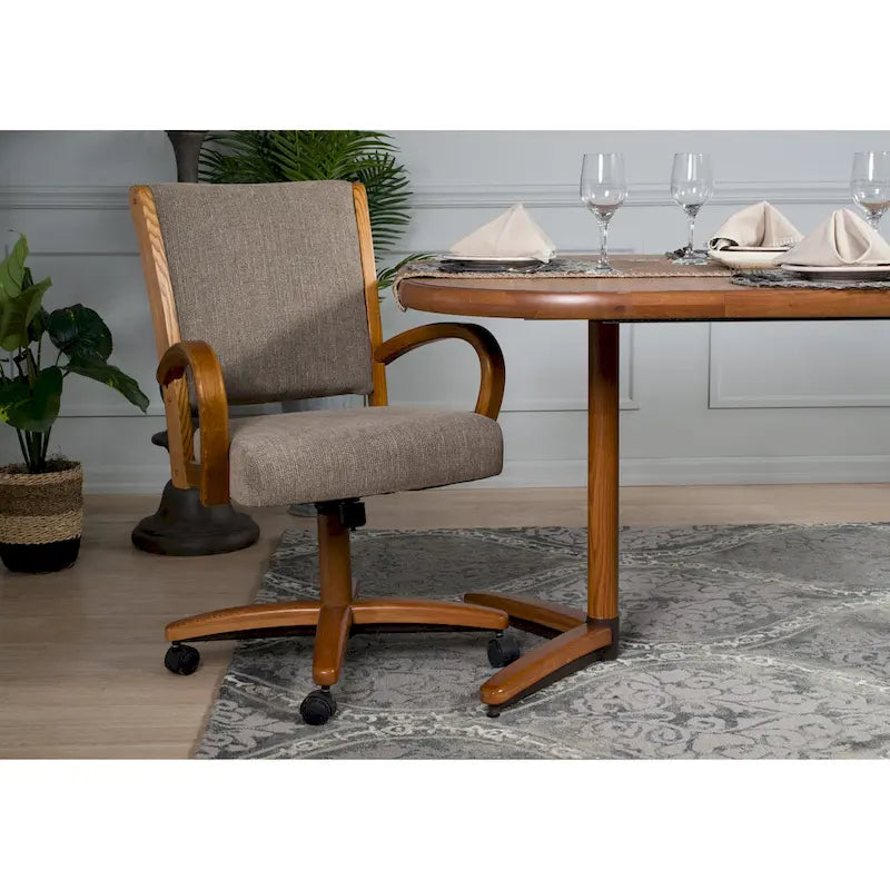 Casual Dining Brown 5 piece Expandable Table and Chairs Set