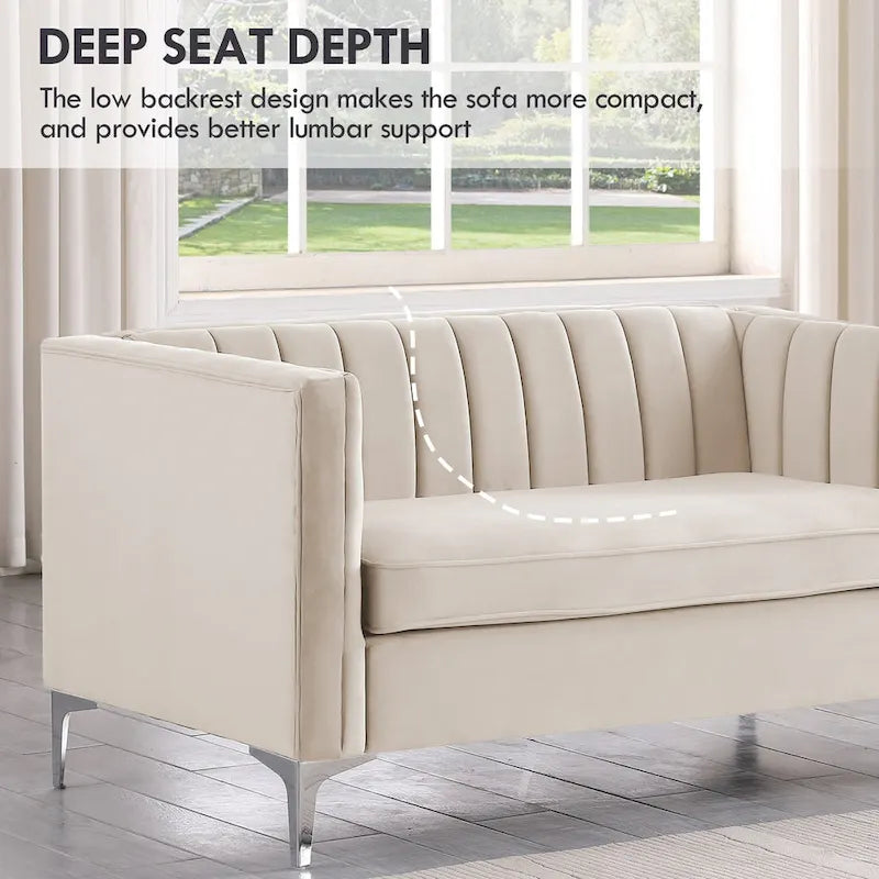 Morden Fort Upholstered Accent Living Room Loveseat