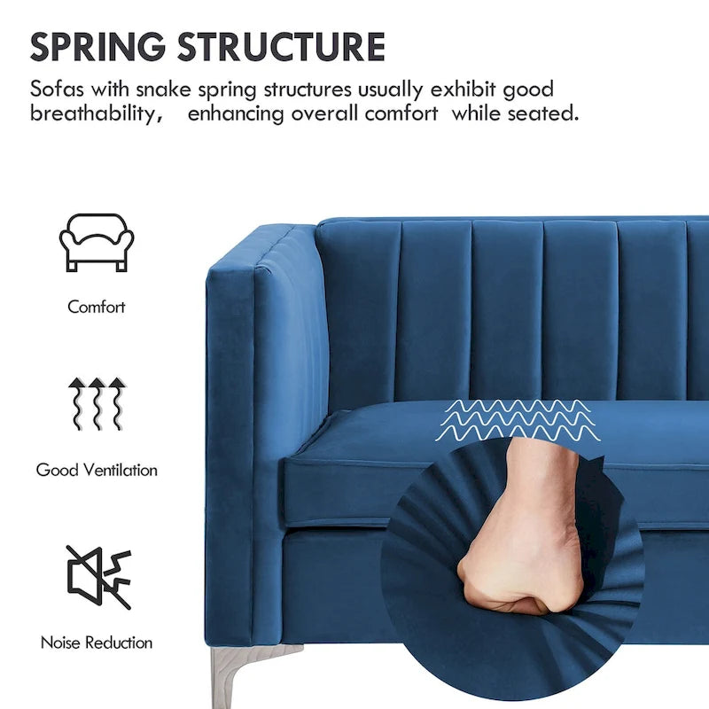 Morden Fort Upholstered Accent Living Room Loveseat