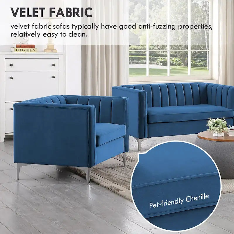 Morden Fort Upholstered Accent Living Room Loveseat