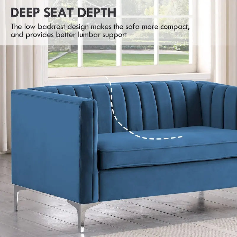 Morden Fort Upholstered Accent Living Room Loveseat