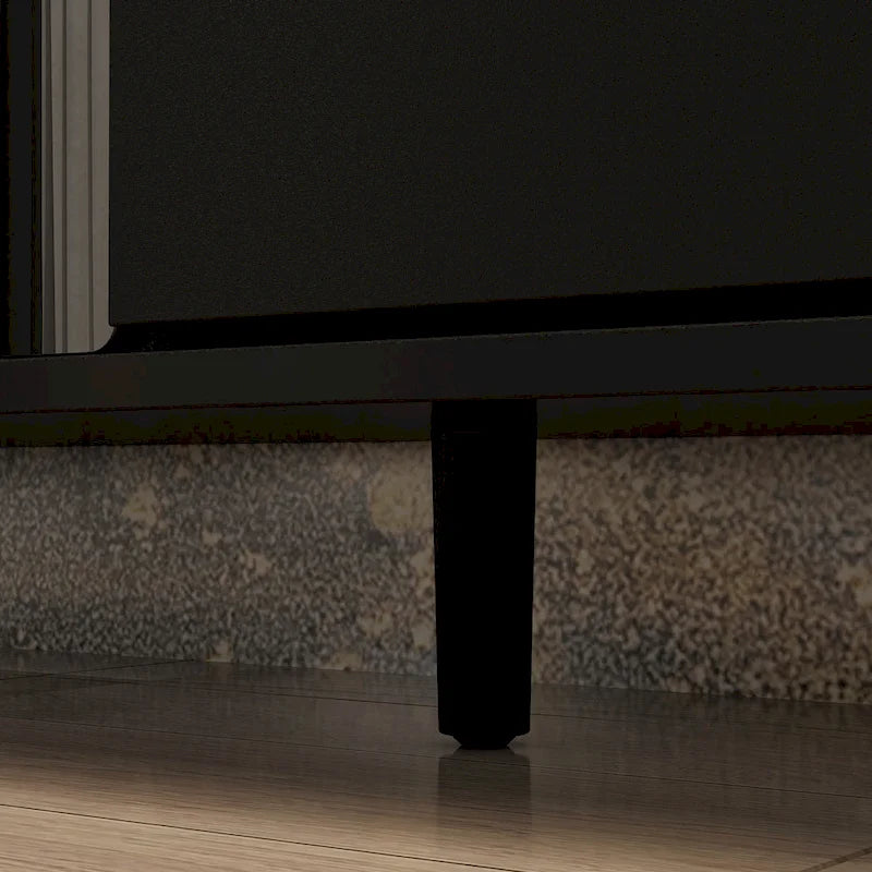 Ambient Electric Fireplace and Durable TV Stand Energy Efficient