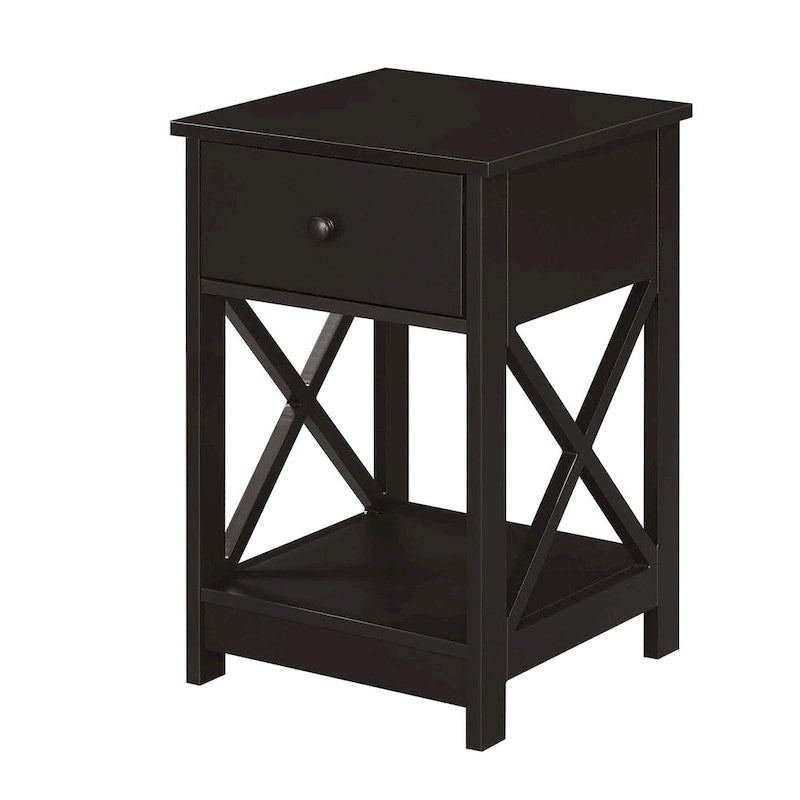 Convenience Concepts Oxford 1 Drawer End Table with Shelf