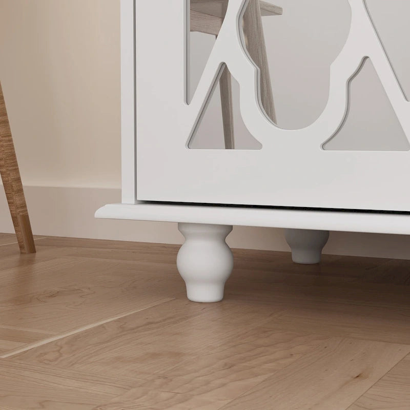 Mirrored Credenza Sideboards Buffets Cabinet Console Table Bookcase