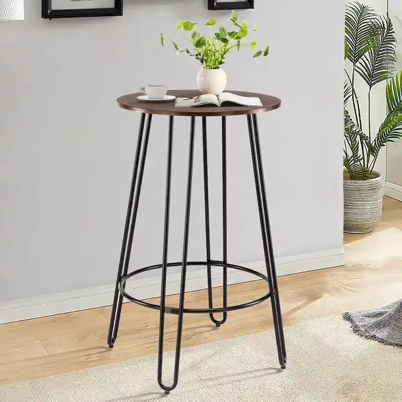 Bar Table Pub Table Bar Height Table Tall Bistro Round Bar Dining Table