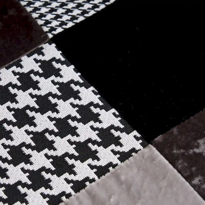 FERPIT Upholstered Wingback Accent Chair with Rubberwood Legs & Levelers