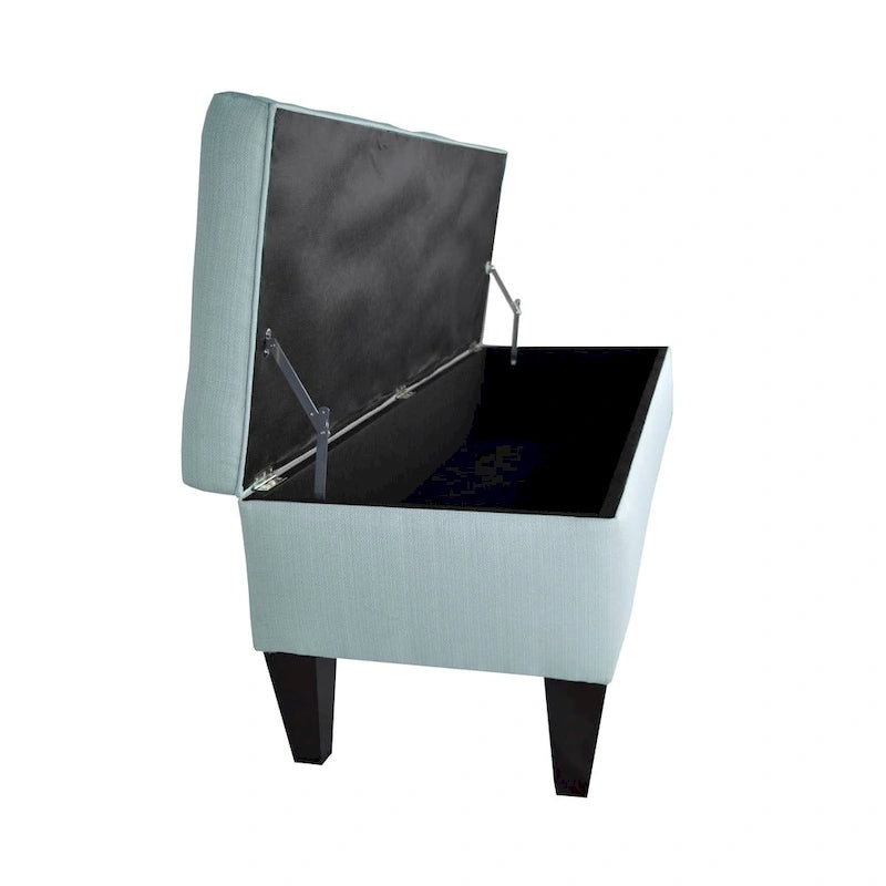 Brooke Button Tufted Long Storage Bench Ottoman