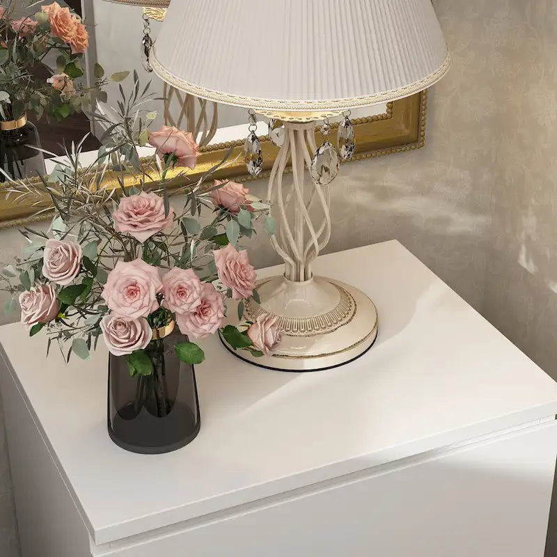 2-Drawer Nightstand End Table Console Table