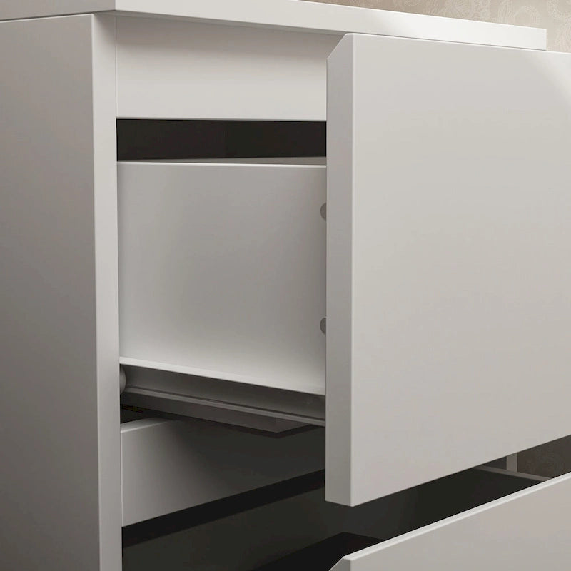 2-Drawer Nightstand End Table Console Table