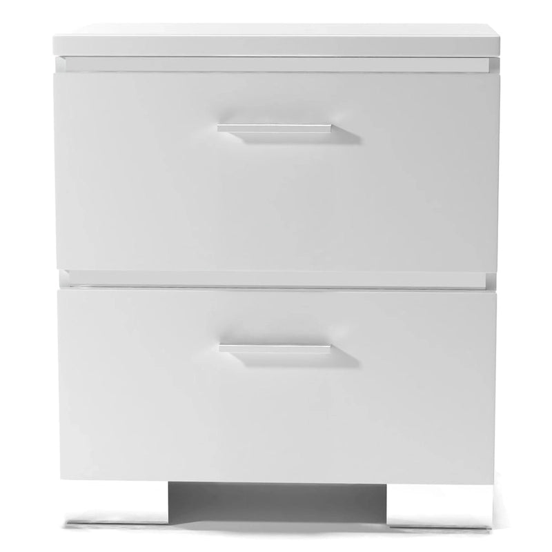 Champs Contemporary Queen Solid Wood Storage 3-Piece Panel Bed with USB Port Set by Furniture of America