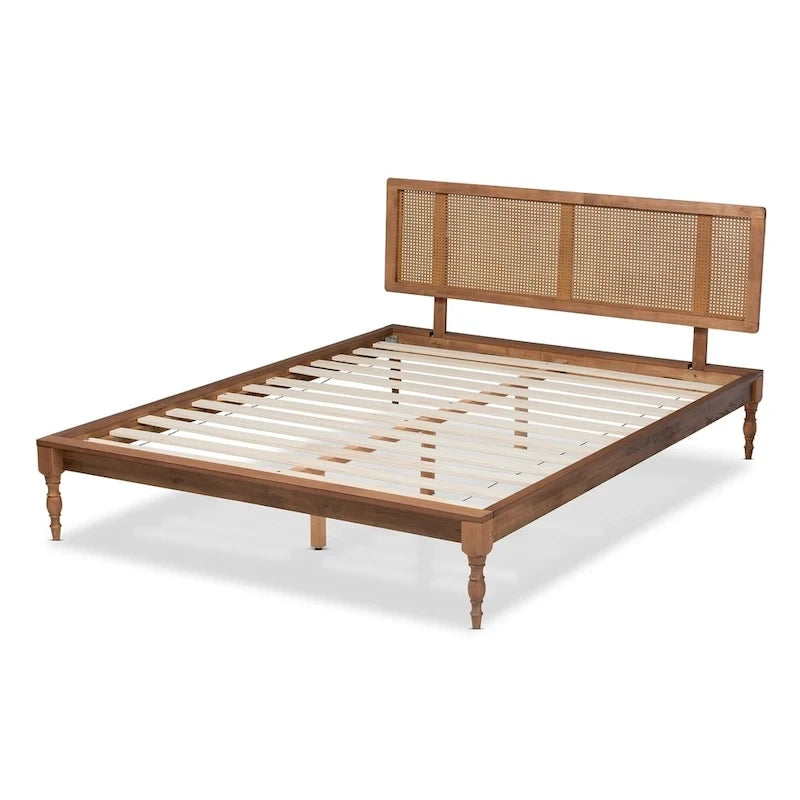 Carson Carrington Ullared Wood and Synthetic Rattan Platform Bed