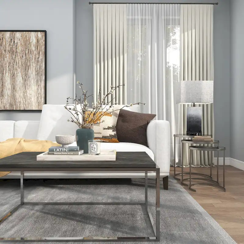 Black/Gold Metal Accent Tables (Pack of 3)